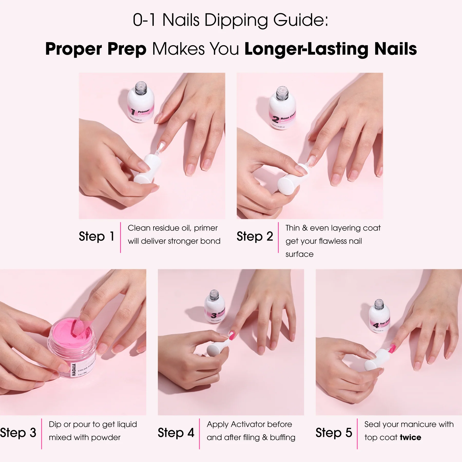 NAGAIA Dip Essential Liquid Set - Image 5